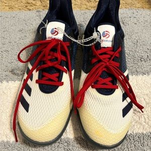 Women’s USA Volleyball Adidas Crazy Flight X Shoes (size 7.5)